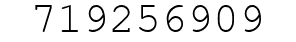 Number 719256909.