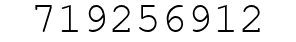 Number 719256912.