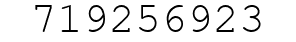Number 719256923.