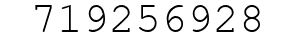 Number 719256928.