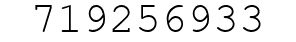 Number 719256933.