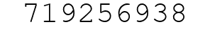 Number 719256938.
