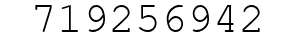 Number 719256942.