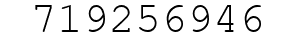 Number 719256946.