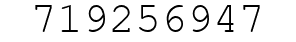 Number 719256947.