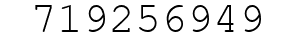 Number 719256949.