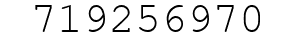 Number 719256970.