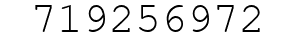 Number 719256972.