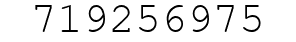 Number 719256975.