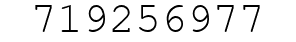 Number 719256977.
