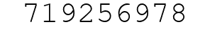 Number 719256978.