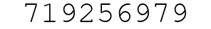 Number 719256979.