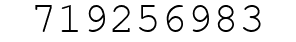 Number 719256983.