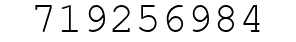 Number 719256984.