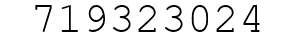 Number 719323024.