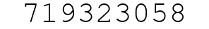 Number 719323058.