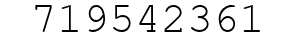 Number 719542361.