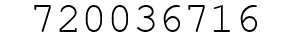 Number 720036716.