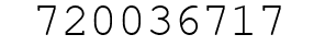 Number 720036717.