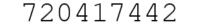Number 720417442.