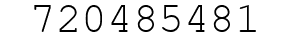 Number 720485481.