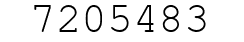 Number 7205483.