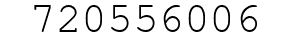 Number 720556006.