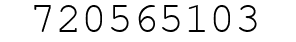 Number 720565103.
