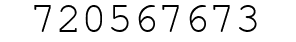 Number 720567673.