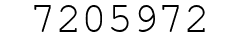 Number 7205972.