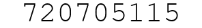 Number 720705115.
