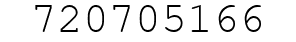 Number 720705166.