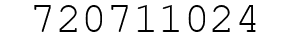 Number 720711024.