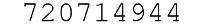 Number 720714944.