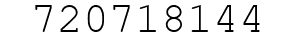Number 720718144.