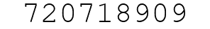 Number 720718909.