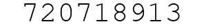 Number 720718913.