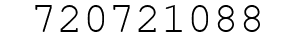 Number 720721088.