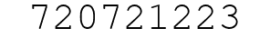 Number 720721223.