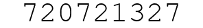 Number 720721327.