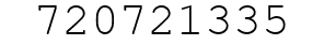 Number 720721335.