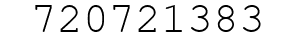 Number 720721383.
