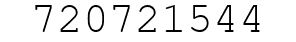 Number 720721544.