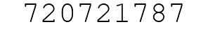 Number 720721787.
