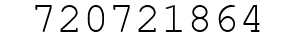 Number 720721864.
