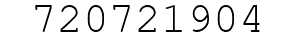 Number 720721904.