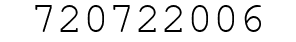 Number 720722006.