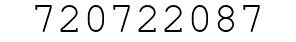 Number 720722087.