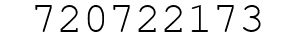 Number 720722173.