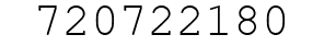 Number 720722180.